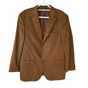 Black Brown 1826 100% Cashmere Tan Men's Blazer 42R Work Wedding Casual Classic